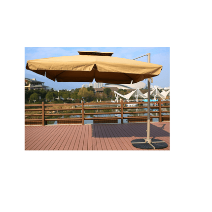 Outdoor Furniture Garden Accessories Taupe Small Roma Umbrella 3M شمسية 3 متر