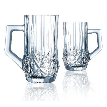 طقم أكواب شاي برايتون مكون من 6 قطع شفاف 160 مل