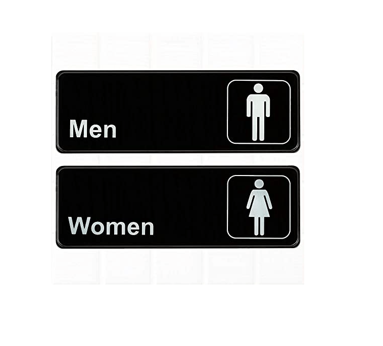 REOP Safety Signs Restroom Signs||اشارات ارشادية-رجال ونساء