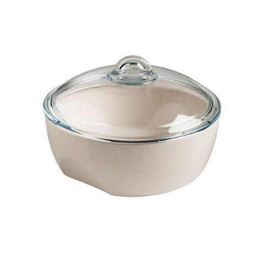 PYREX BAKING DISH 2.5 L WITH GLASS LID, 24 CM