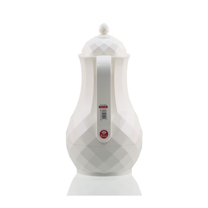 دلة قهوة 1.4 لتر من روز - أبيض