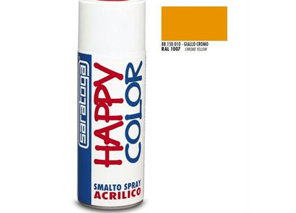 SARATOGA Paint Spray Chrome Yellow 400ML دهان رش اصفر