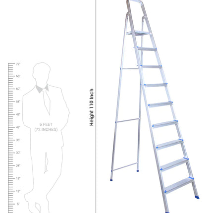 سلم ألمنيوم 9 درجات