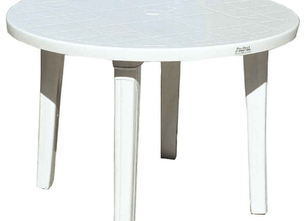SP.Berner Outdoor Furniture Round Plastic Table 90Χ71cm طاولة بلاستيك
