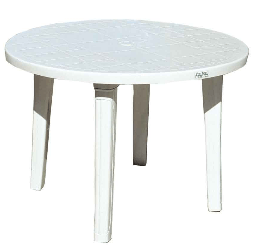 SP.Berner Outdoor Furniture Round Plastic Table 90Χ71cm طاولة بلاستيك