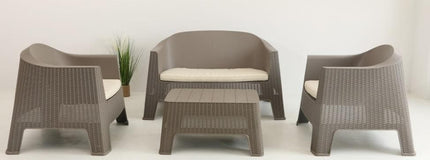 LUXURY GARDEN SEATING SET - 4 PIECES