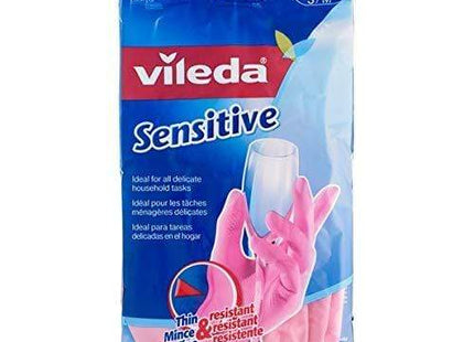 Vileda Cleaning Tools Sensitive Gloves Small||قفازات