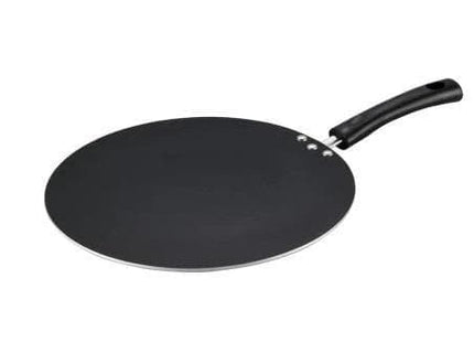 VINOD Frying Pans Vinod Zest Hard Anodised Flat Tawa Tava Griddle, 32.5cm